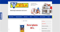 Desktop Screenshot of ciesla.pl