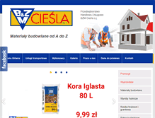 Tablet Screenshot of ciesla.pl